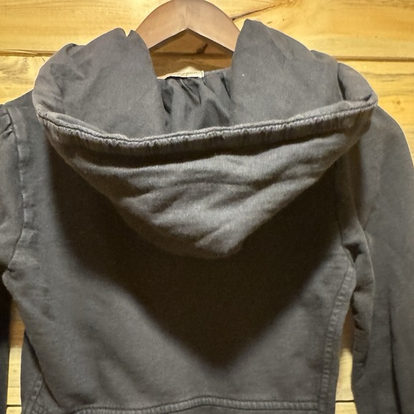 Prairie Underground Sweatshirt Jacket Womens XS Black Cloak Zip Hoodie Organic - Picture 13 of 16